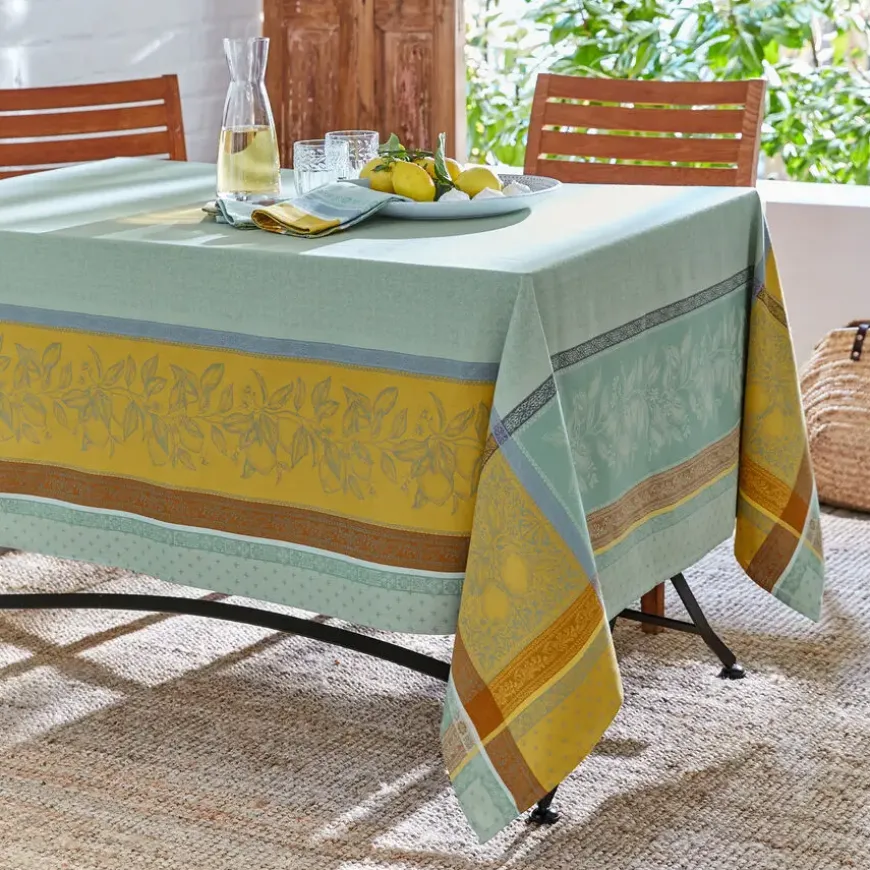 Provenzalische Tischdecke mit Fleckschutz aus französischer Traditionsweberei